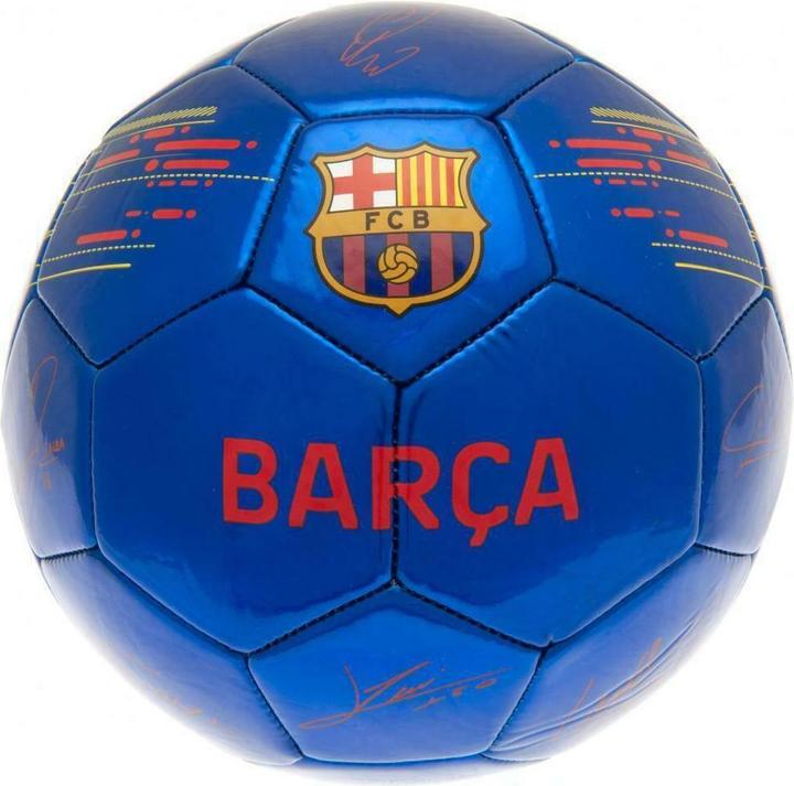 Produktbild FC Barcelona Fussball mit Unterschriften (5)