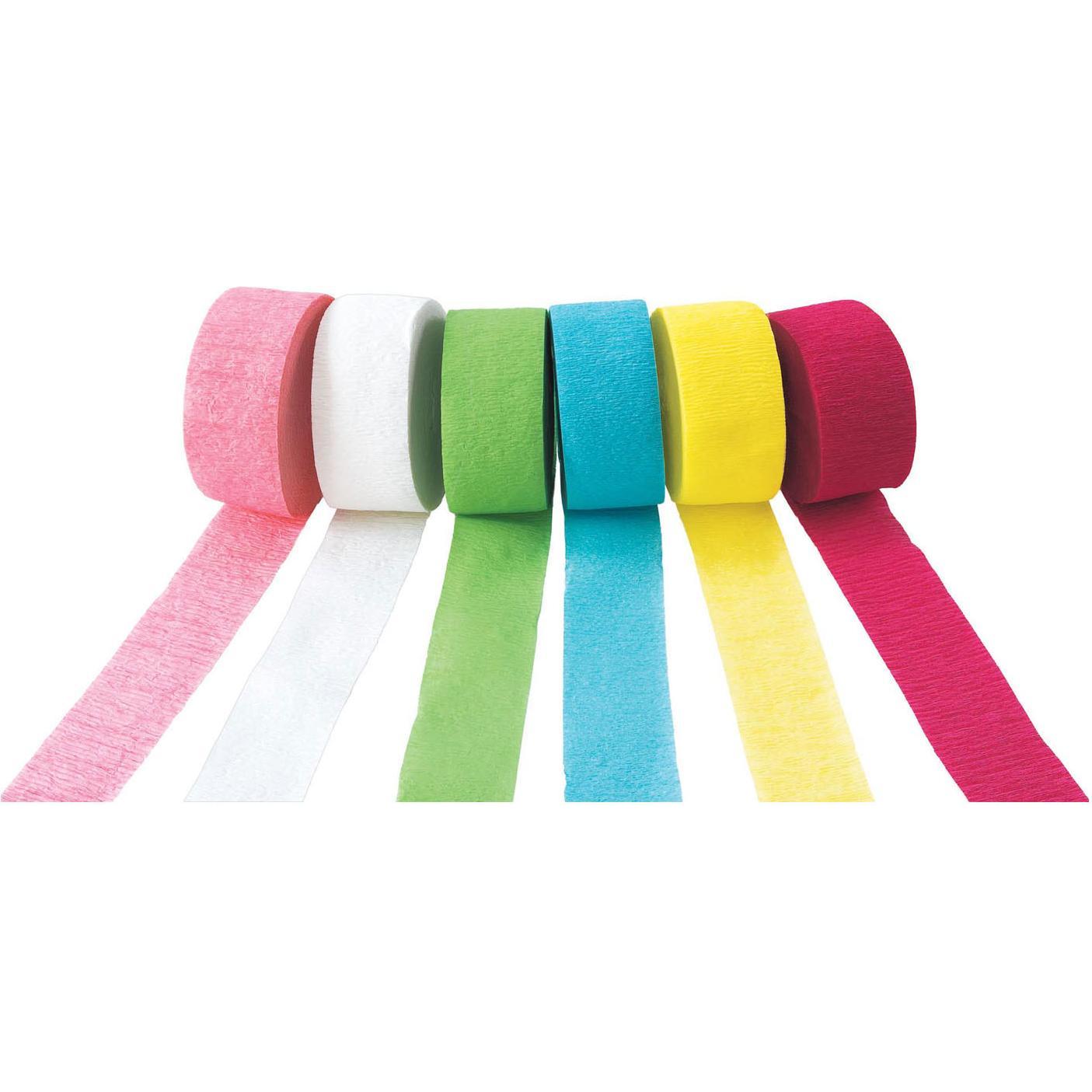 Colorations, Bastelpapier, Krepppapier-Girlanden-Set 2, 6er-Set (6 x)