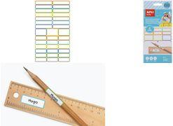 Produktbild Apli Stift-Etiketten, selbstklebend, farbig sortiert