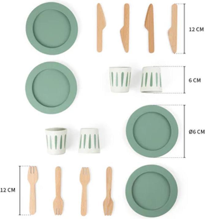 Actual product image Sebra Tableware set for 4