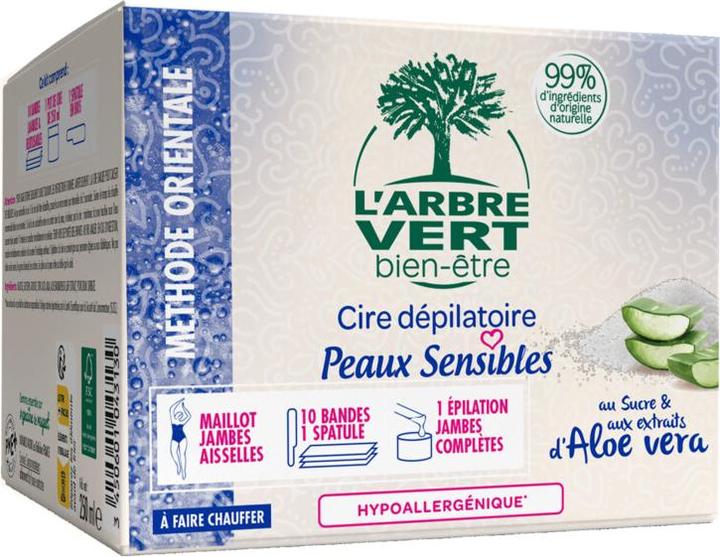 Immagine prodotto L'arbre vert Cera depilatoria Eco Pelle Sensibile (250 ml, 1 x, 500 g)