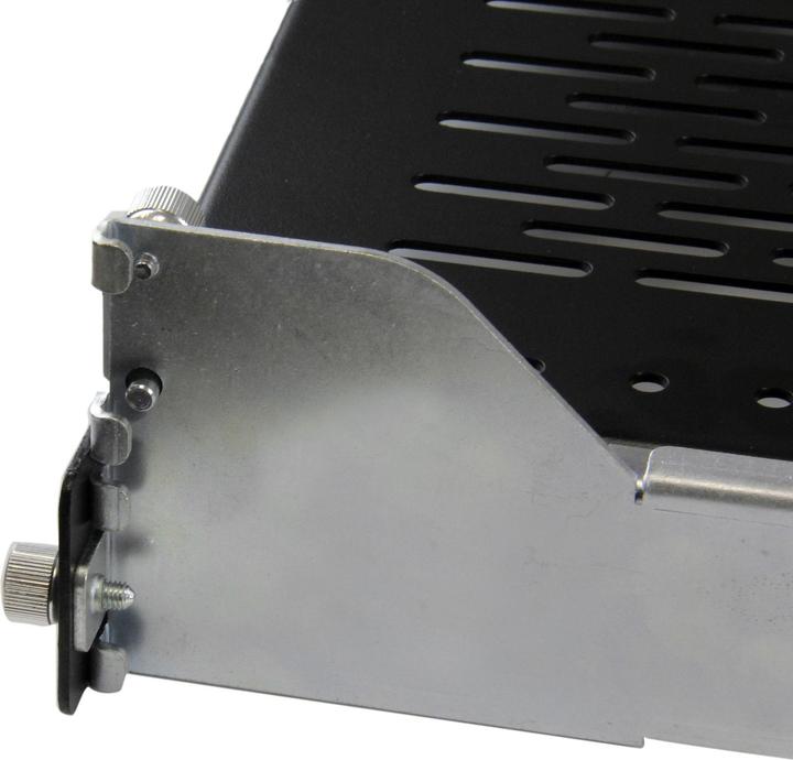 Actual product image StarTech 2u Vented Sliding Rack Shelf