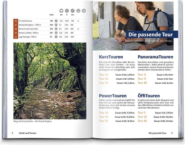 Produktbild Wanderführer Comer See, 50 Touren mit Extra-Tourenkarte (Deutsch, Franziska Baumann, 2025)