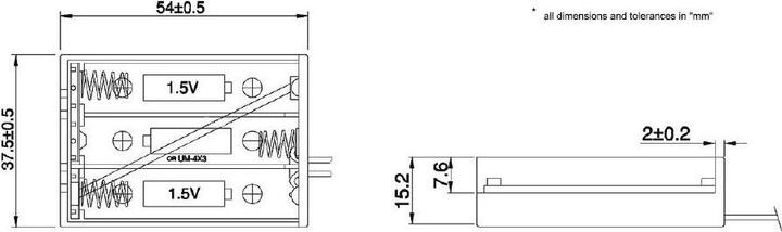 Actual product image Goobay 3x AAA Micro Batteriehalter