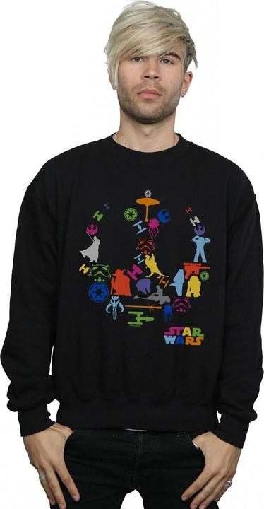Image du produit Star Wars - Sweat SILHOUETTE COLLAGE - Homme (5XL)