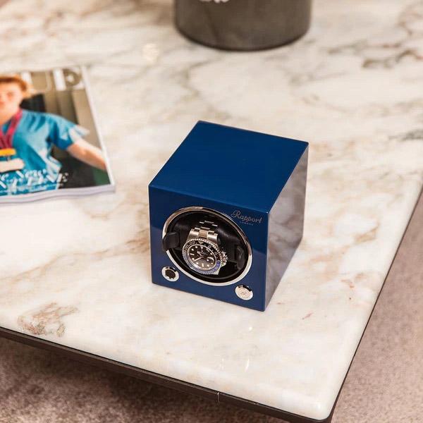Produktbild Rapport London Evo Single Watch Winder MKIII Admiral Blue (1x)