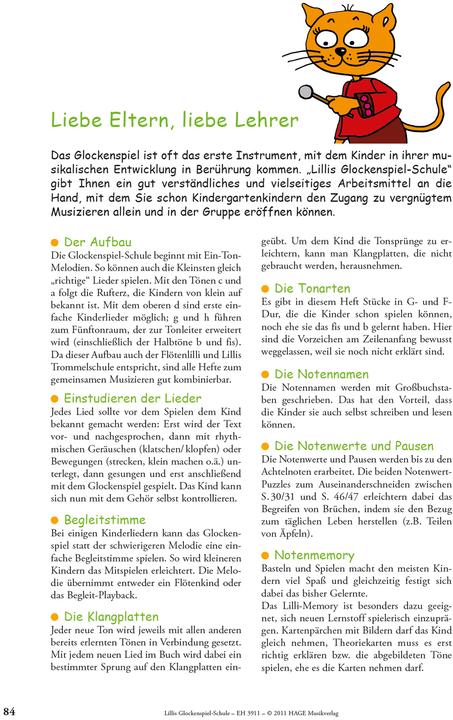 Produktbild Lillis Glockenspiel-Schule (Deutsch, Barbara Hintermeier, Birgit Baude, Helmut Hage, 2011)