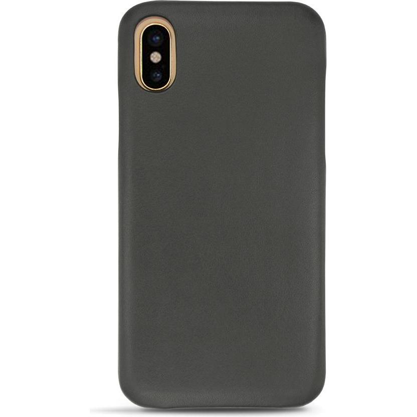 Noreve Lederschutzhülle (Apple iPhone X), Smartphone Hülle, Gold
