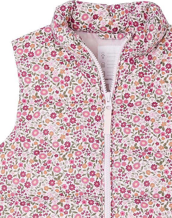 Produktbild Vertbaudet Geblümte Mädchen Steppweste mit Recycling-Wattierung (140)