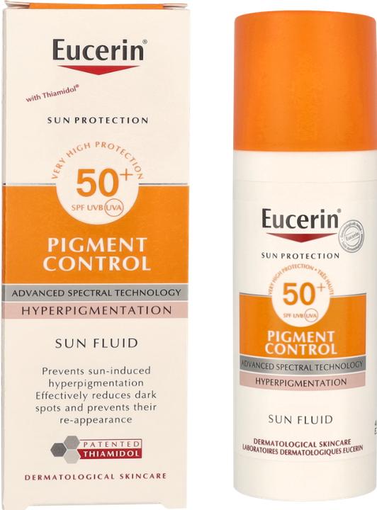 Actual product image Eucerin Pigment Control (Suntan cream, SPF 50, 50 ml)