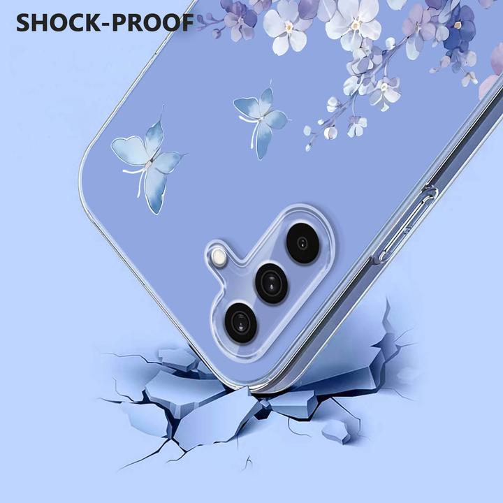 Produktbild Cover-Discount Galaxy A37 - Silikon Gummi Hülle Blumen (Samsung Galaxy A37)