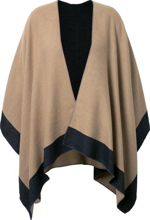 Produktbild Ulla Popken Poncho, Doubleface, Oversized, offene Form