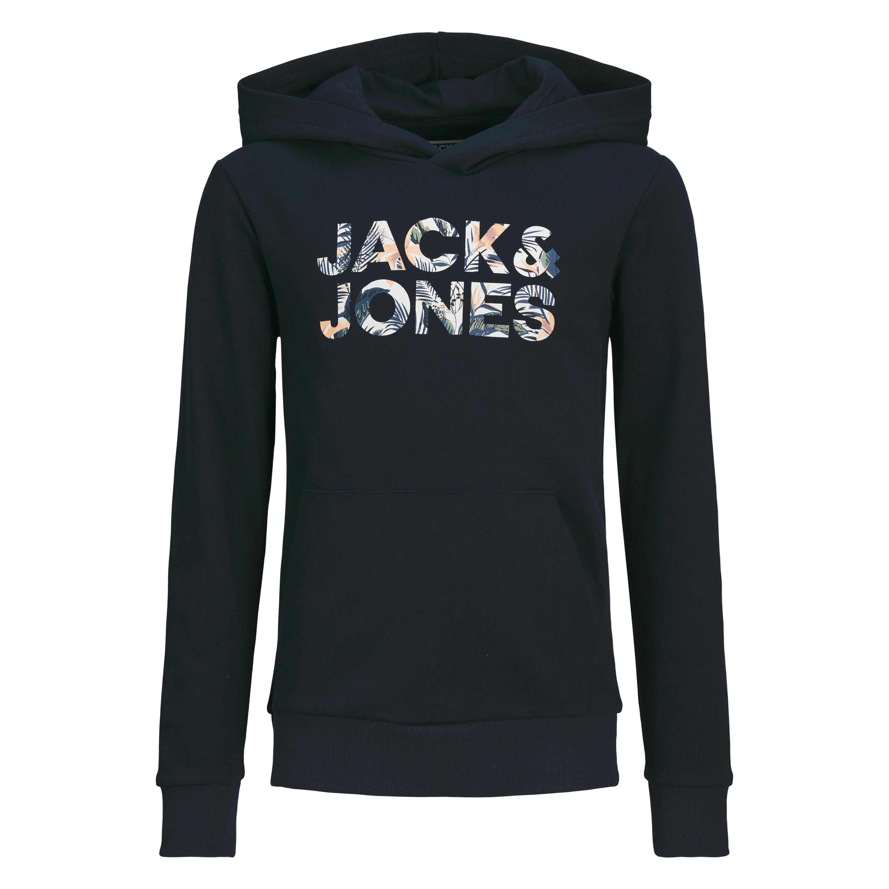 Jack & Jones, Jungen, Pullover, Jjebryan Corp Logo Sweat Hood Noos Jnr, Blau, (164)