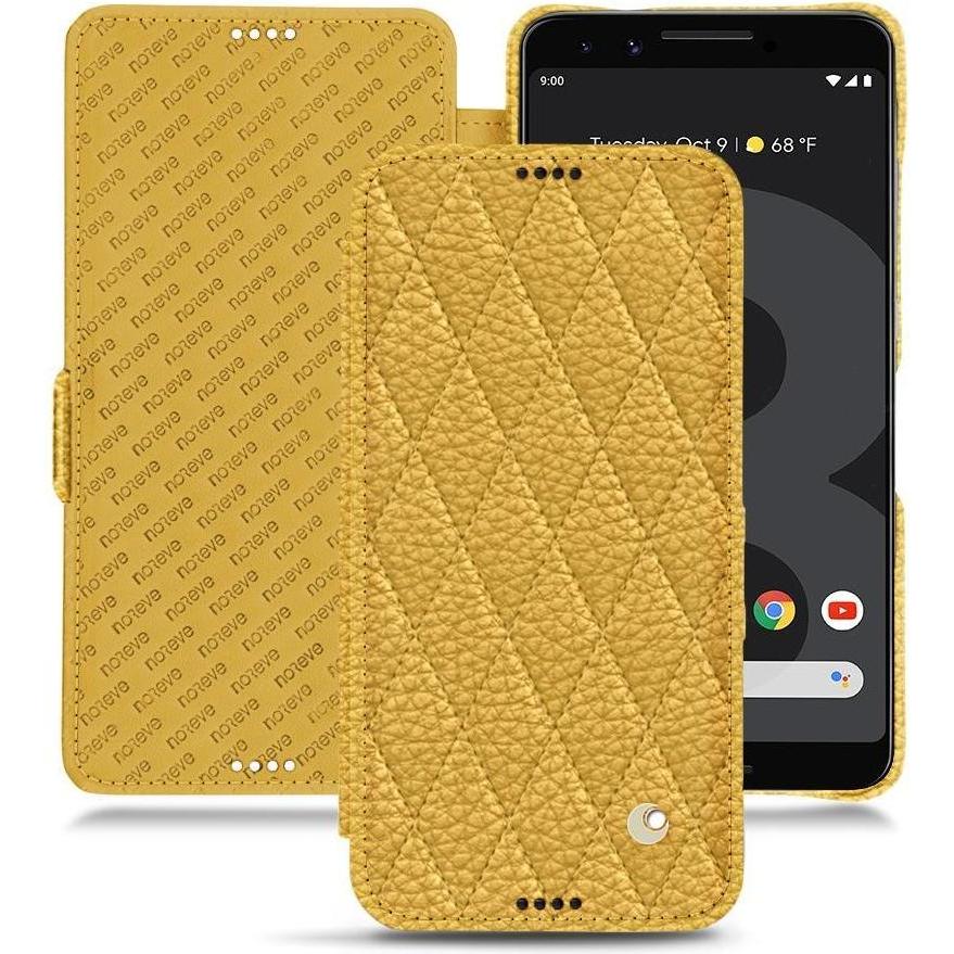 Noreve Lederschutzhülle horizontal (Google Pixel 3), Smartphone Hülle, Orange