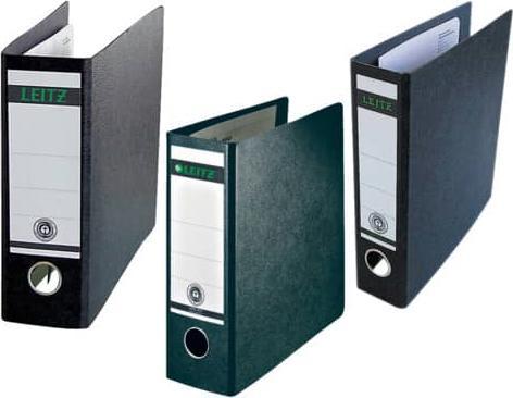 Produktbild Leitz Hartpappe-Ordner, 180 Grad, DIN A5, 56 mm, schwarz Einband aus Hartpappe, mit aufgeklebtem Rüc (A5, 56 mm, 1 Stück)