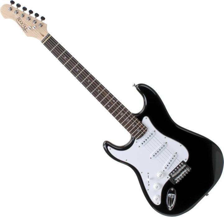 Actual product image Rocktile Left-Handed ST-Style Electric Guitar with 3 Single-Coils and Tremolo System (Electric guitar)