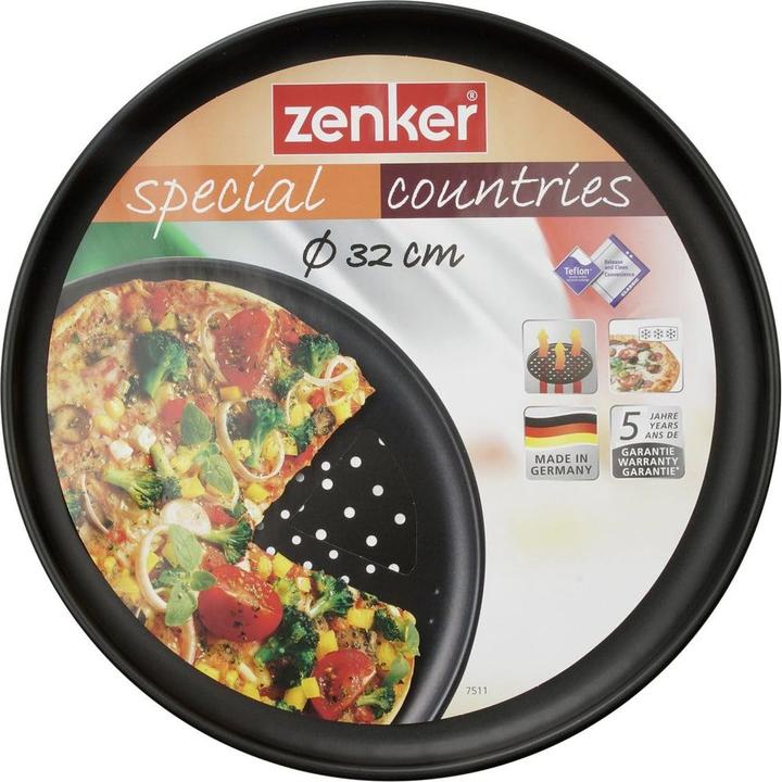 Image du produit Zenker Plaque à pizza Special - Countries perforée, Ø 32 cm
