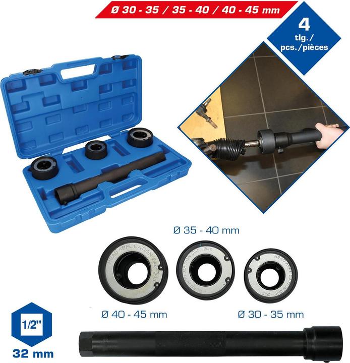 Actual product image Brilliant Tools Tie rod tool set | 4 pcs.