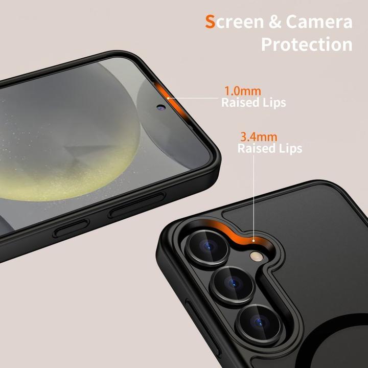 Actual product image Tech-Protect MagMat MagSafe Hülle für OnePlus Nord 5 - Mattschwarz (OnePlus Nord 5G)