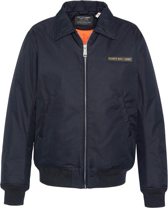 Actual product image Schott Nyc Bomber Jacket with Removable Collar (XXL)