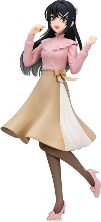 Actual product image Furyu Rascal Does Not Dream of Bunny Girl Senpai Trio-Try-iT PVC Statue Mai Sakurajima Spring Outfit Ver.