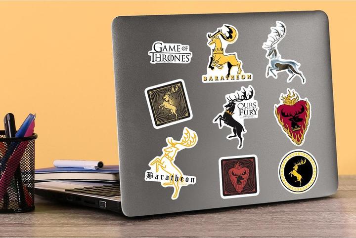 Actual product image Game of Thrones Baratheon Stickers (Pack of 100)