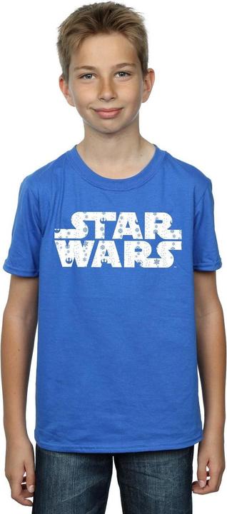 Immagine prodotto Star Wars Christmas Logo Maglietta Ragazzi (140, 146)