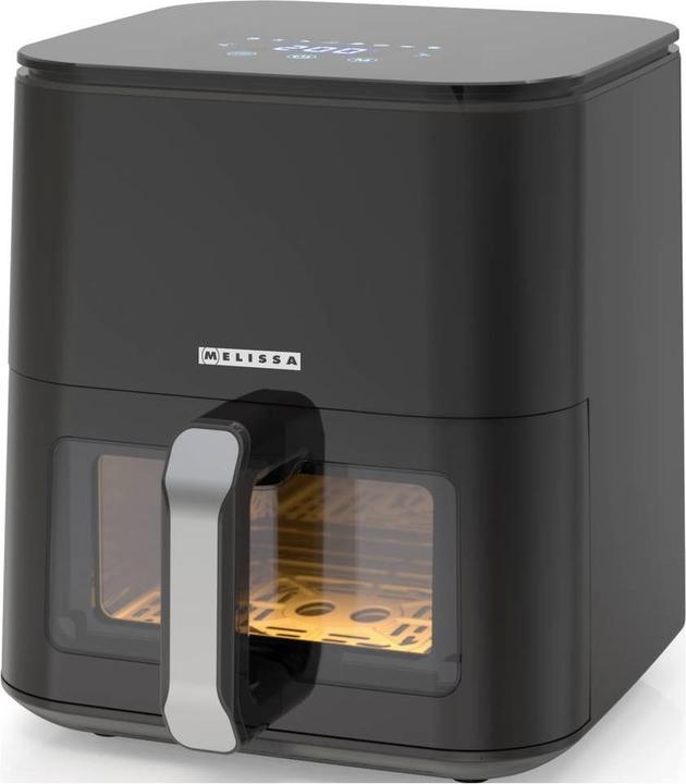 Produktbild Melissa Digitale Heissluftfritteuse XL | 5 l | 60-min Timer | 8 Voreinstellungen | Sichtfenster | Sch