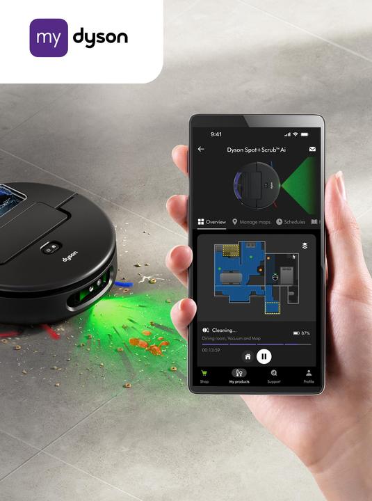 Produktbild Dyson Spot and Scrub AI (18000 Pa, Wischrolle)