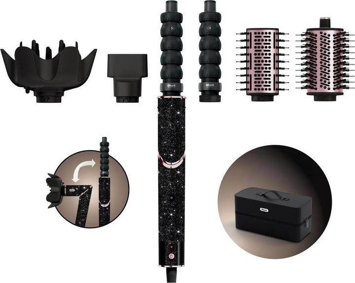 Shark FlexStyle HD446JBEU 5-in-1 Haarstyler und Haartrockner Black Diamond (1650 W)