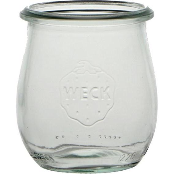 MultiLine Patentglas Weck Tulip 220ml Ø60xh80mm uden låg, Lunchbox