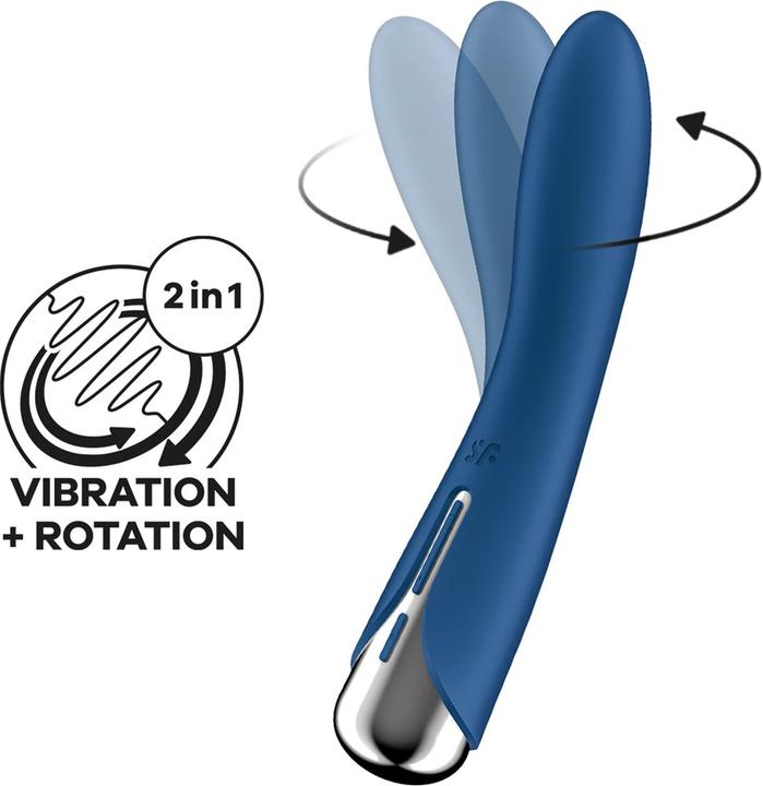 Productafbeelding Satisfyer Spinning Vibe 1 G-Spot Blauwe Rotator Vibrator