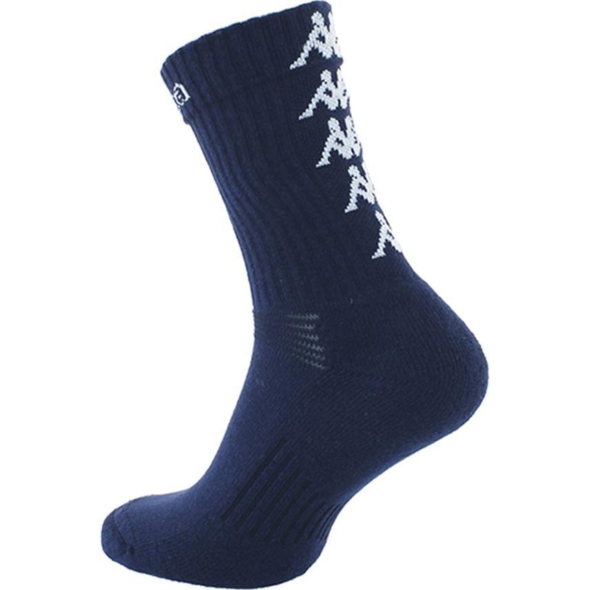 Kappa, Unisex, Sportsocken, Eleno Pack Of 3 Socks (50, 52), Blau