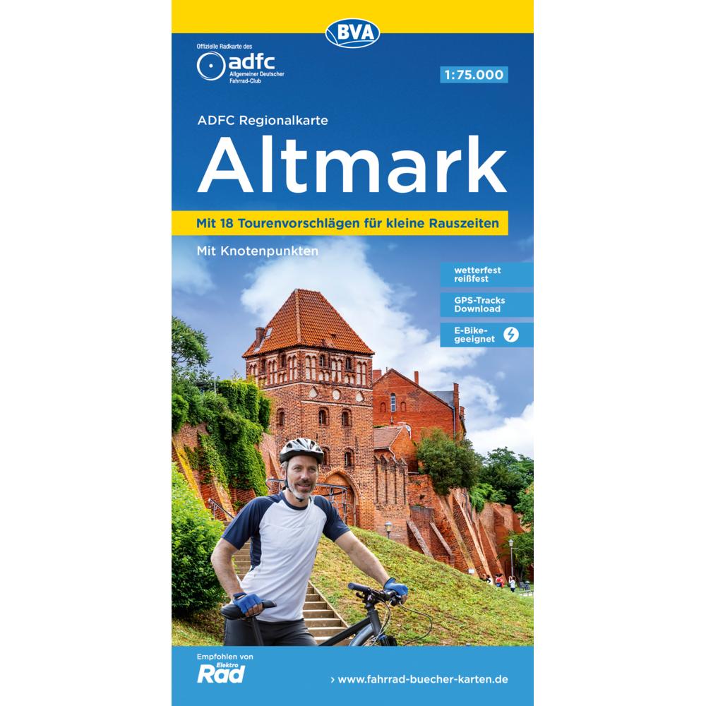 ADFC Regionalkte Altmark m.Tourenvor., Landkarte
