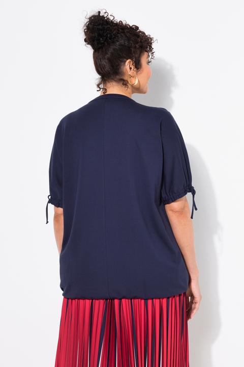 Produktbild Ulla Popken Sweatshirt, Oversized, Tunika-Ausschnitt, Halbarm (50, 52)