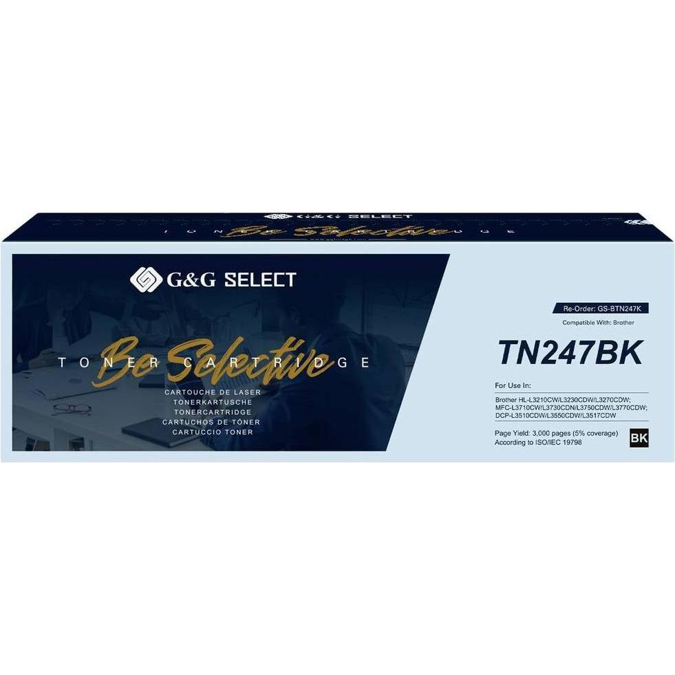 G&G, Toner, Toner ersetzt Brother TN-247BK Kompatibel Schwarz TN-247BK GS-BTN247K