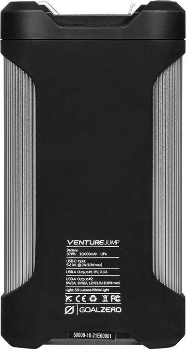 Image du produit Goal Zero Venture Jump (10000 mAh, 18 W, 37 Wh)
