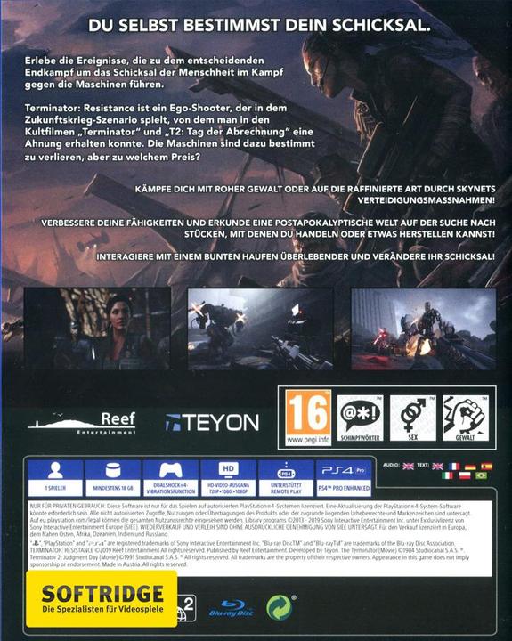 Immagine prodotto Reef Entertainment Terminator: Resistenza (PS4, DE)