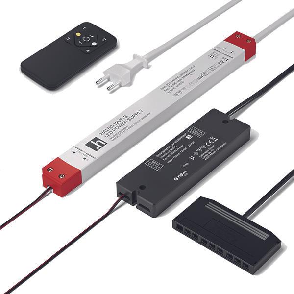 Halemeier, Interruttore luce, Interruttore/dimmer radio a 1 canale S-Mitter Basic MultiWhite Smart