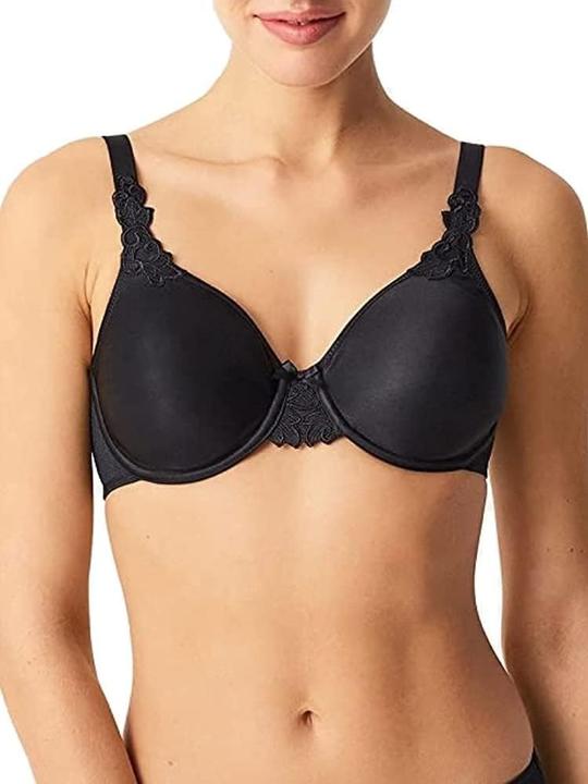 Actual product image Chantelle Basic onzichtbare gladde beha voor dames, Zwart, 75D (Single pack, 75 D)