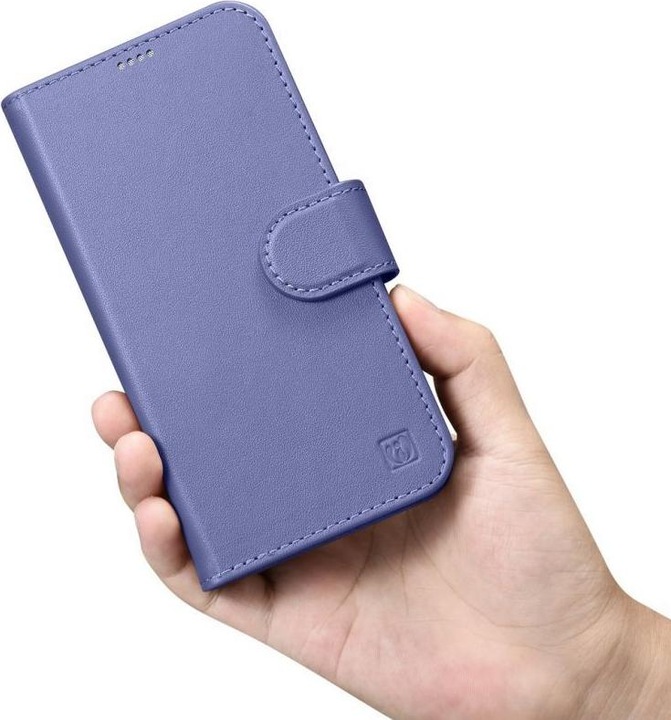 Produktbild iCarer Wallet Case 2 in1 Hülle iPhone 14 Pro max. Leder Flipcover AntiRFID hellviolett (WMI14220728- (Apple iPhone 14 Pro Max)