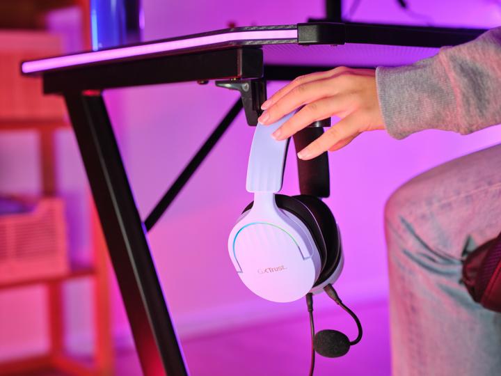 Actual product image Trust GXT490P FAYZO 7.1 USB HEADSET PURPLE (Cable)
