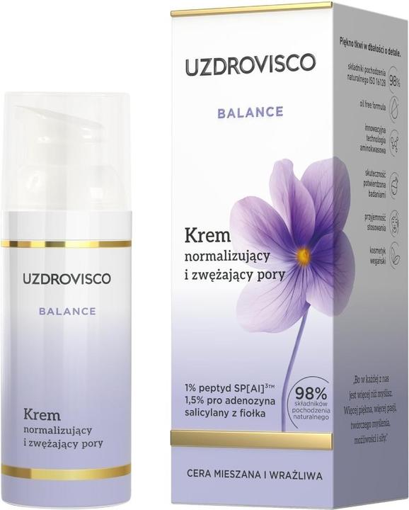 Uzdrovisco Balance Cream Normalizing And Pore Tightening 50ml (50 ml, Gesichtswasser)