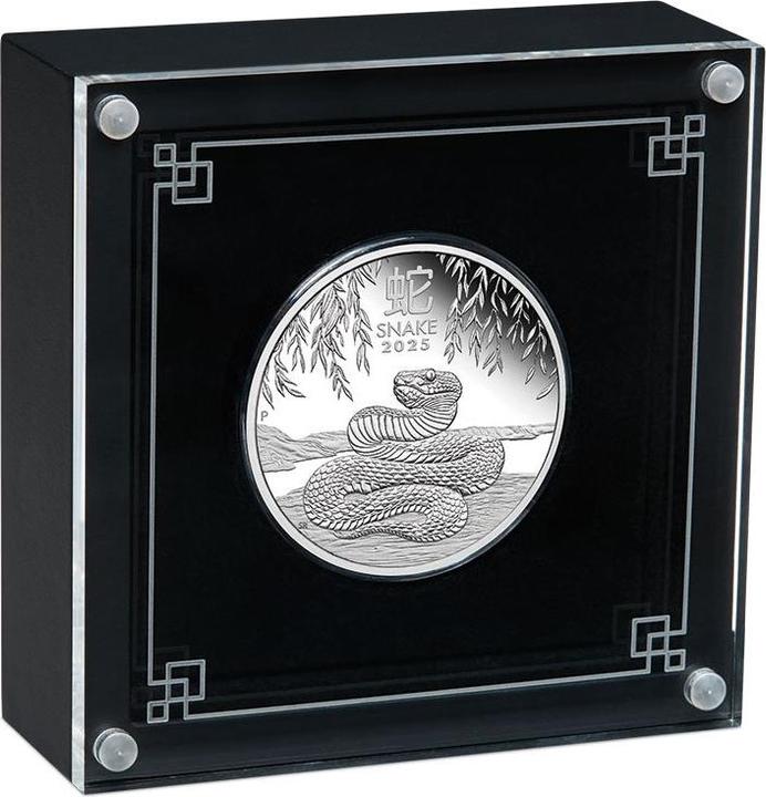 Immagine prodotto The Perth Mint Argento Lunar III 1 oz PP - Serpente 2025 (999.90, 2025)