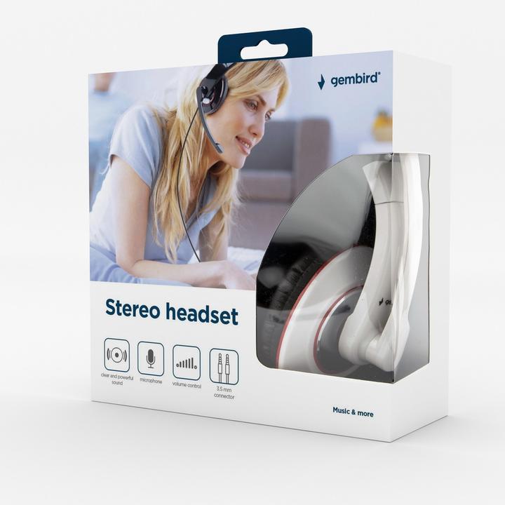 Actual product image Gembird MHS-001-GW Headset (Cable)