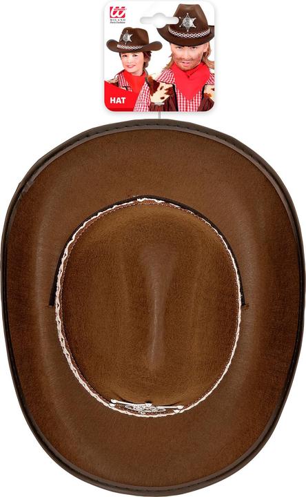 Produktbild Magni WIDMANN Cowboyhut mit Sherifstern braun Kindergrösse