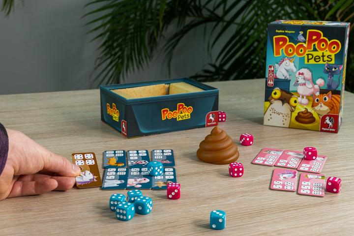 Productafbeelding Pegasus 18338G - Poo Poo Pets, bordspel, voor 2 tot 4 spelers, vanaf 8 jaar (Duits, 2 - 4 Spelers)