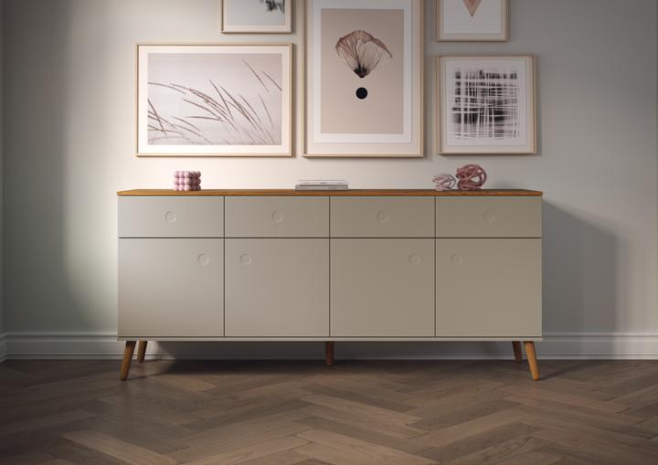 Produktbild tenzo Sideboard Dot III Taupe 192 x 86 cm (192 x 43 x 86 cm)