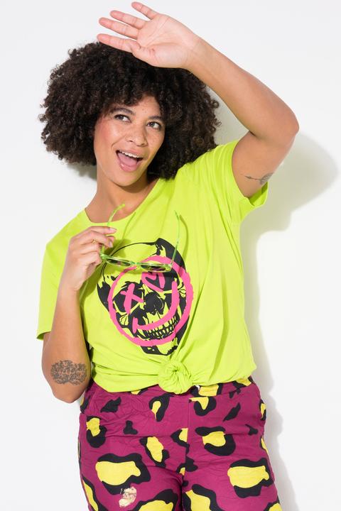 Produktbild Angel of Style T-Shirt, A-Linie, Totenkopf/Smiley (48)