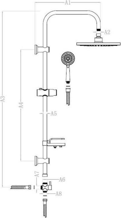 Image du produit Invena Colonne De Douche Corso
